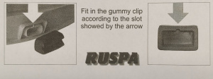 RUSPA TAKAKAPSELIN KUMIKIINNIKE (LEVEÄ URA) 3